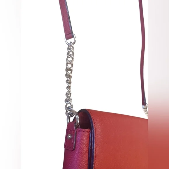 Kate Spade Cove Street Dody Purse Crossbody Red Leather EUC - Picture 8 of 10